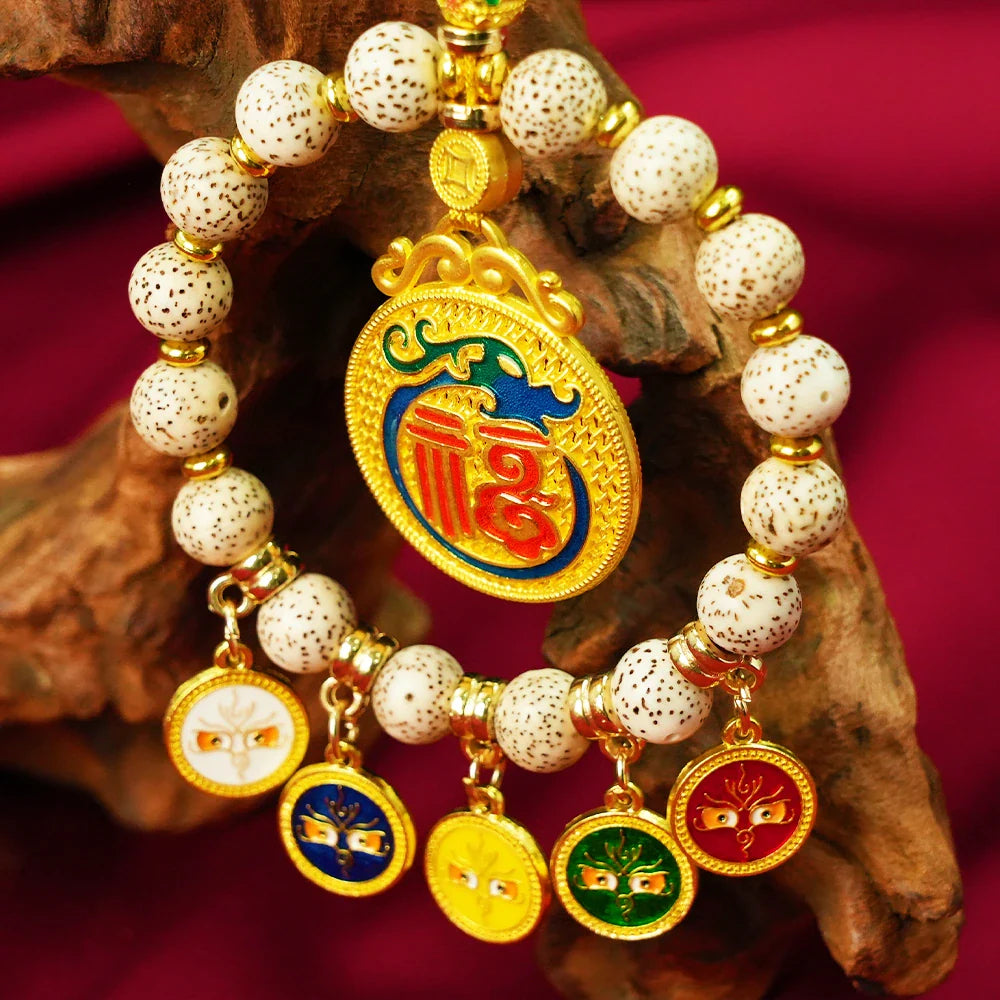 Tibetan Artistry Sacred Amulet Pendant - Traditional Tibetan Culture & Spiritual Jewelry