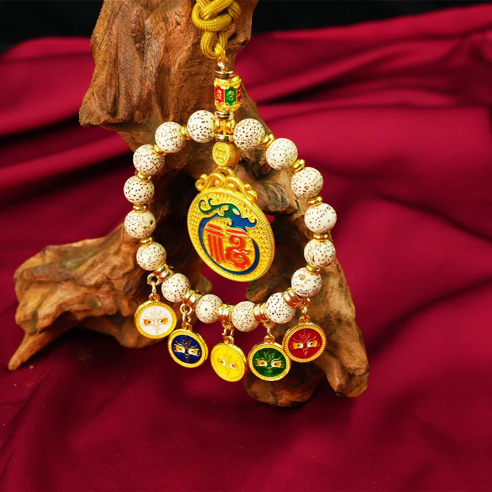 Tibetan Artistry Sacred Amulet Pendant - Traditional Tibetan Culture & Spiritual Jewelry