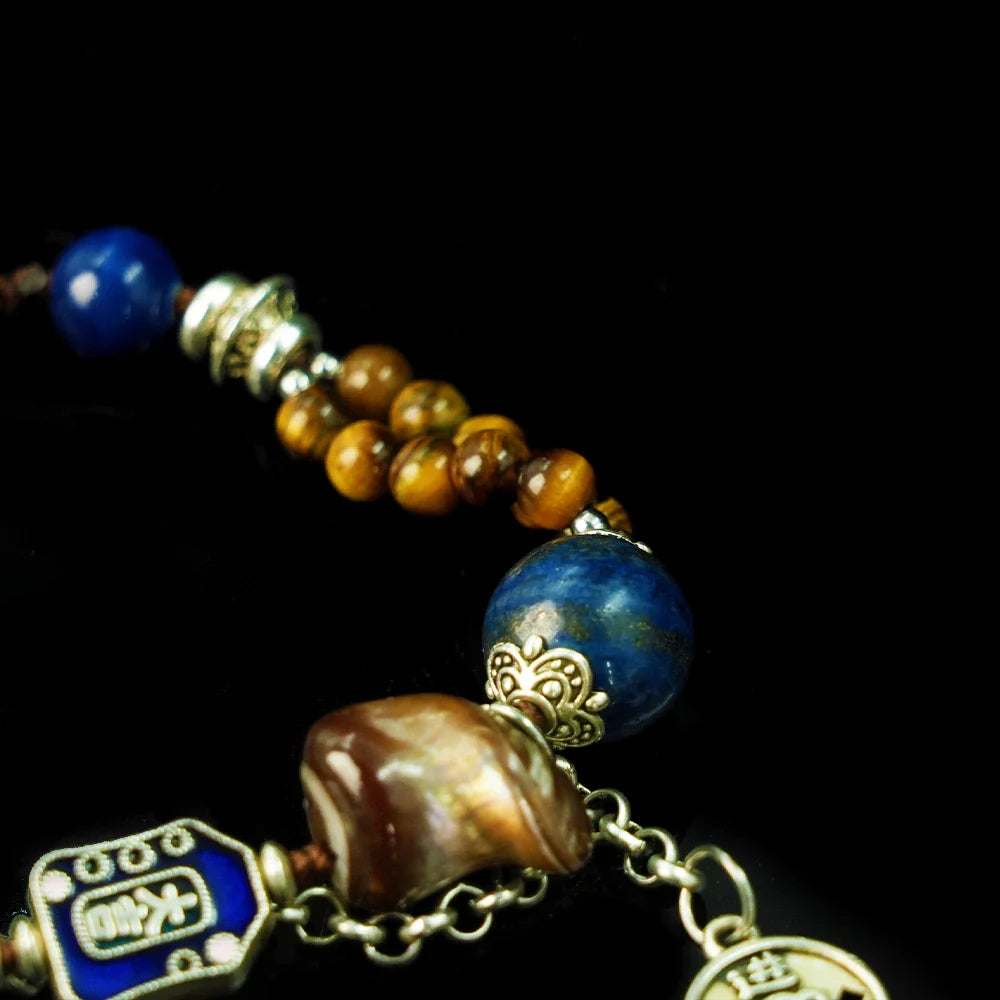 Tibetan Artistry Sacred Amulet Pendant - Traditional Tibetan Culture & Spiritual Jewelry