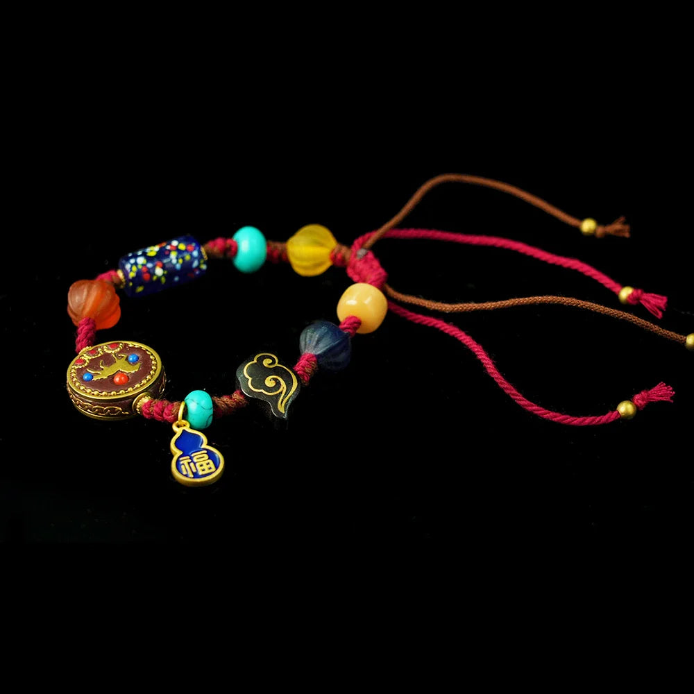 Tibetan Artistry Sacred Amulet Pendant - Traditional Tibetan Culture & Spiritual Jewelry