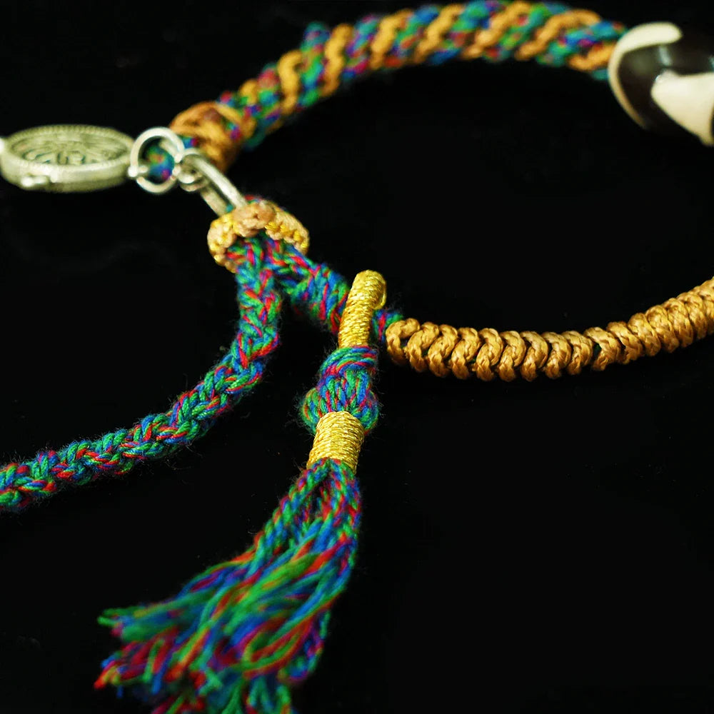 Tibetan Artistry Sacred Amulet Pendant - Traditional Tibetan Culture & Spiritual Jewelry