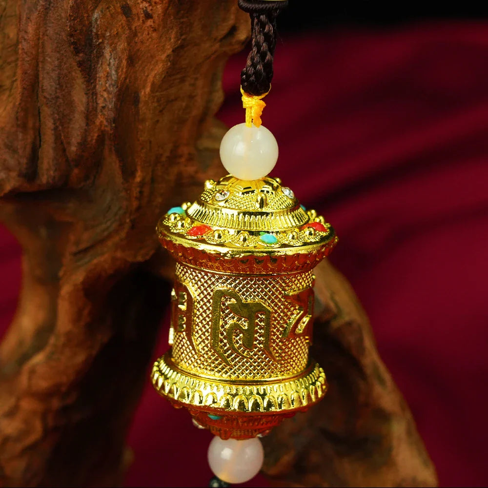 Tibetan Artistry Sacred Amulet Pendant - Traditional Tibetan Culture & Spiritual Jewelry