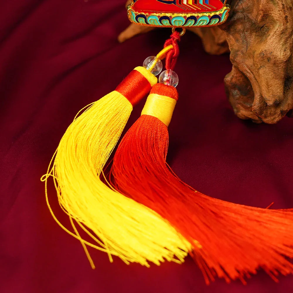 Tibetan Artistry Sacred Amulet Pendant - Traditional Tibetan Culture & Spiritual Jewelry