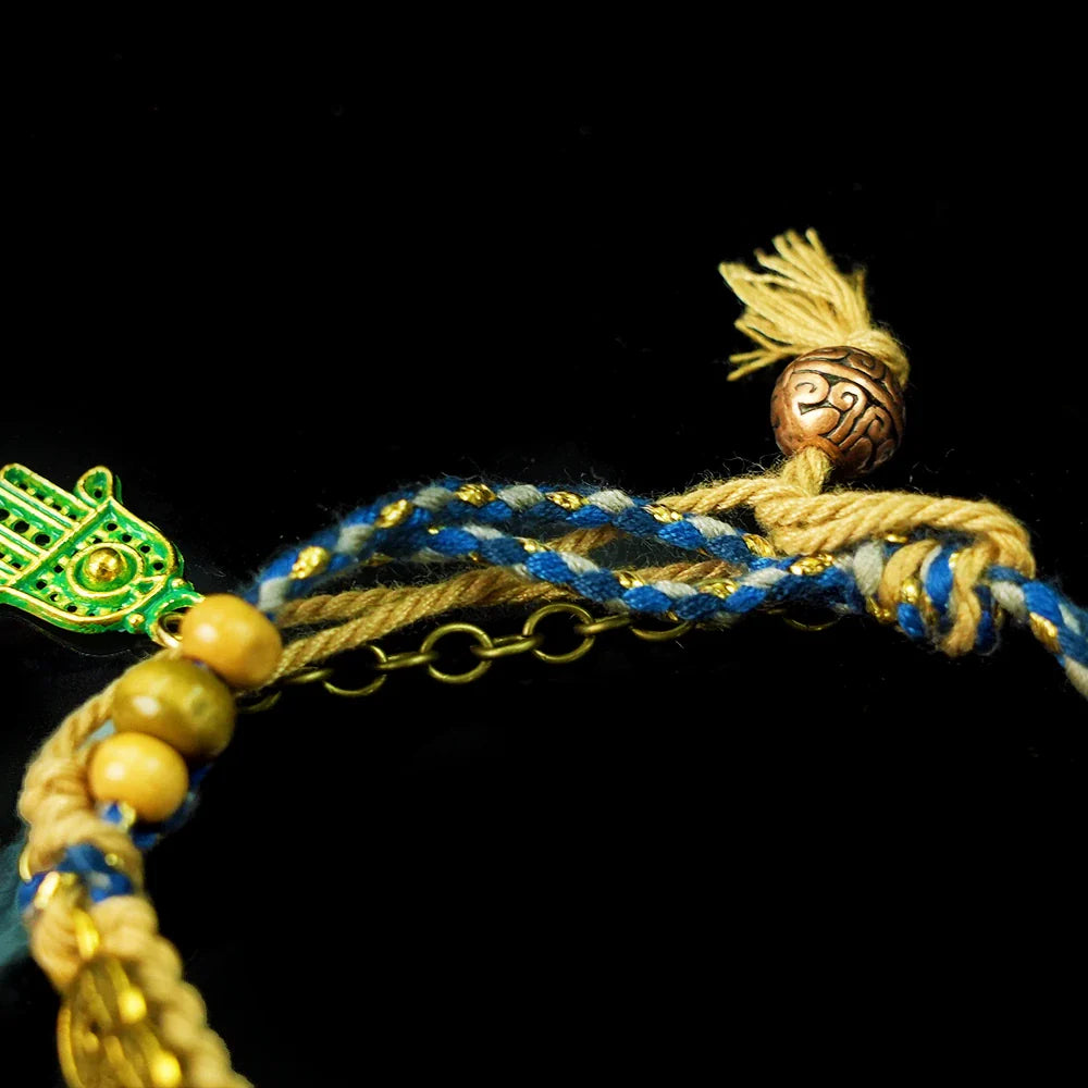 Tibetan Artistry Sacred Amulet Pendant - Traditional Tibetan Culture & Spiritual Jewelry