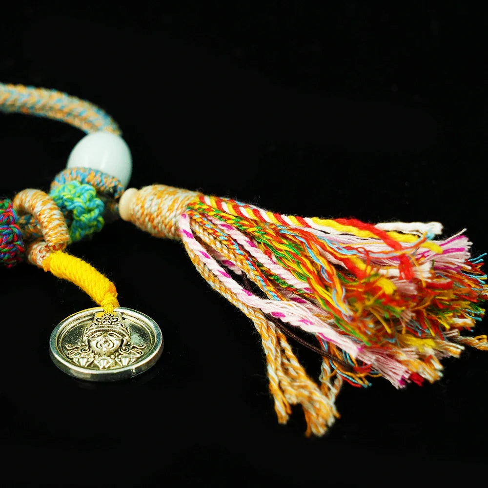 Tibetan Artistry Sacred Amulet Pendant - Traditional Tibetan Culture & Spiritual Jewelry