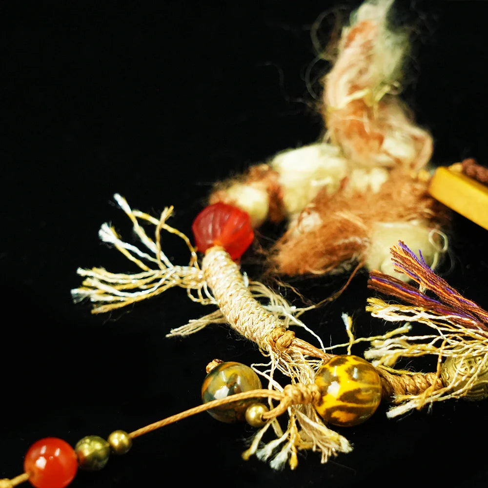 Tibetan Artistry Sacred Amulet Pendant - Traditional Tibetan Culture & Spiritual Jewelry