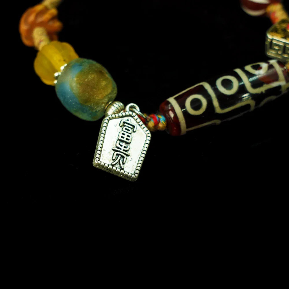 Tibetan Artistry Sacred Amulet Pendant - Traditional Tibetan Culture & Spiritual Jewelry
