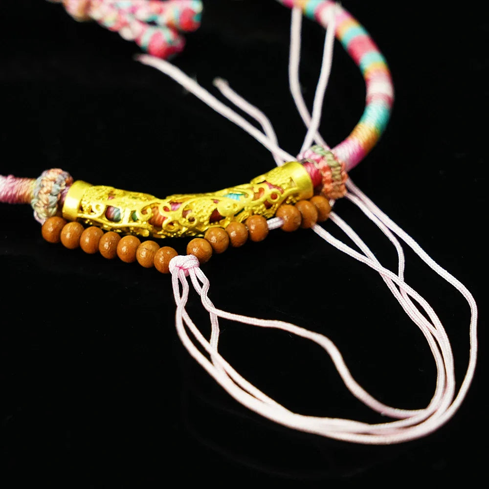 Tibetan Artistry Sacred Amulet Pendant - Traditional Tibetan Culture & Spiritual Jewelry