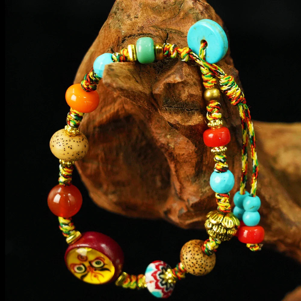 Tibetan Artistry Sacred Amulet Pendant - Traditional Tibetan Culture & Spiritual Jewelry