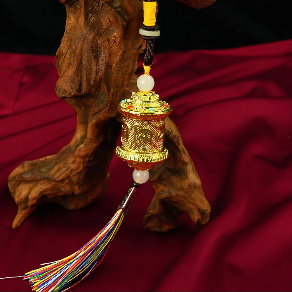 Tibetan Artistry Sacred Amulet Pendant - Traditional Tibetan Culture & Spiritual Jewelry