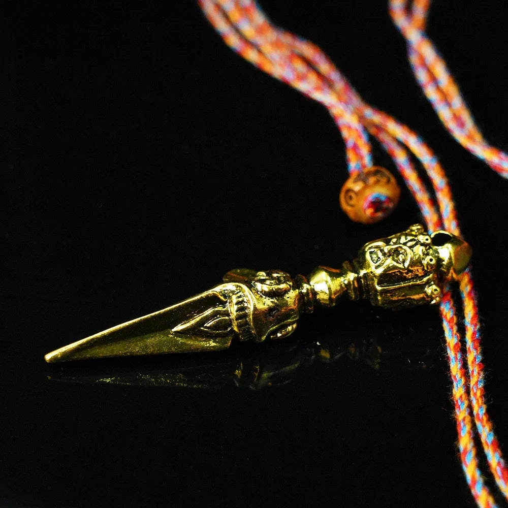 Tibetan Artistry Sacred Amulet Pendant - Traditional Tibetan Culture & Spiritual Jewelry