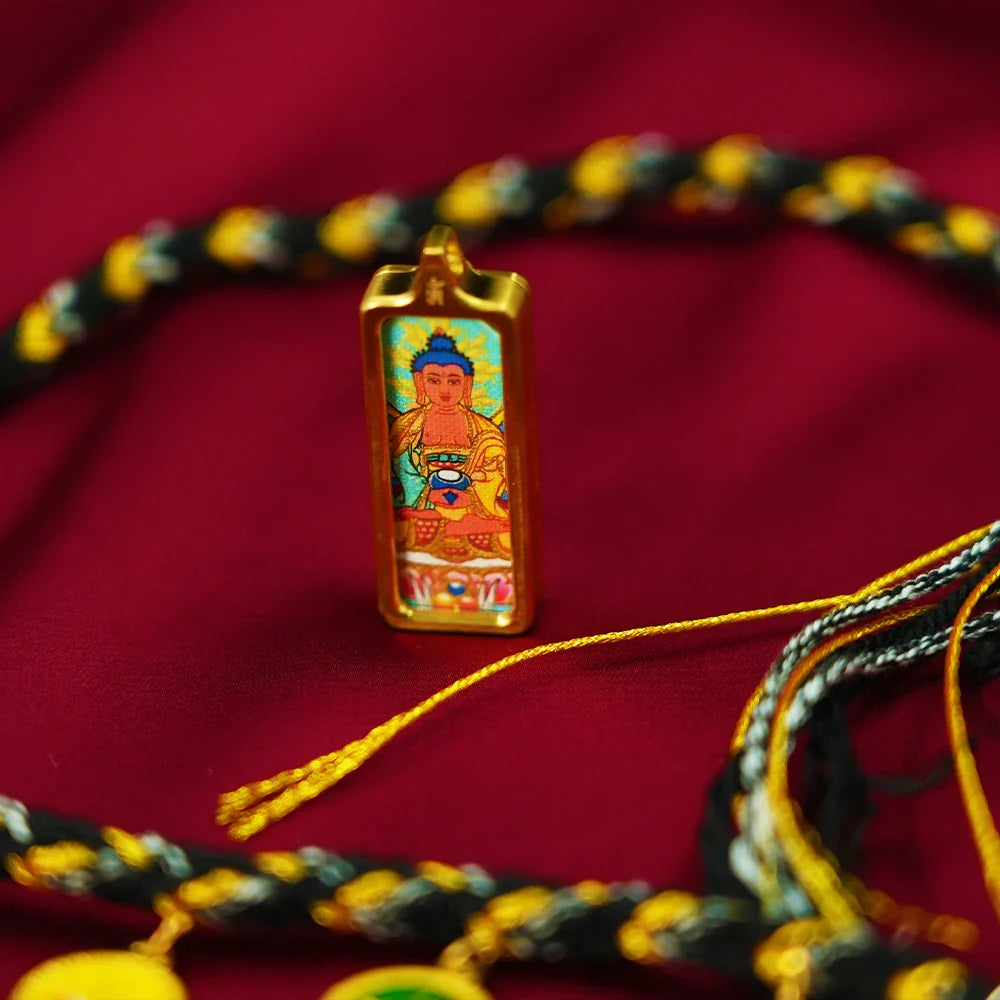 Tibetan Cultural Beaded Bracelet with Silver & Traditional Charms