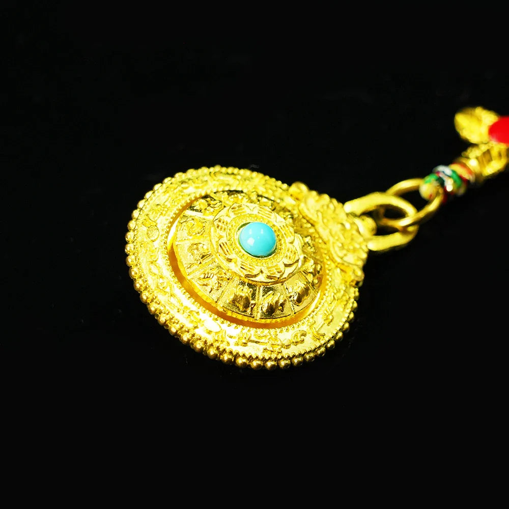 Tibetan Artistry Sacred Amulet Pendant - Traditional Tibetan Culture & Spiritual Jewelry
