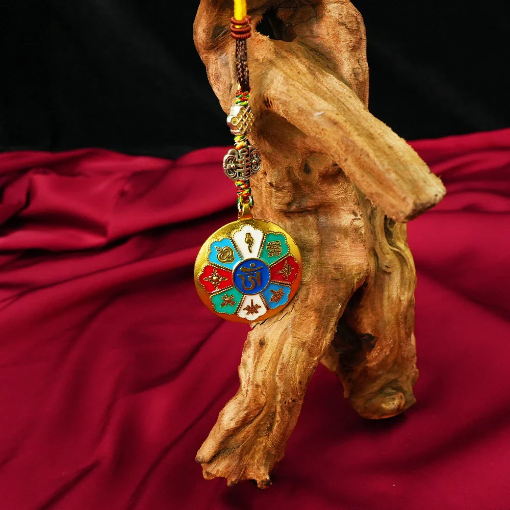 Tibetan Artistry Sacred Amulet Pendant - Traditional Tibetan Culture & Spiritual Jewelry