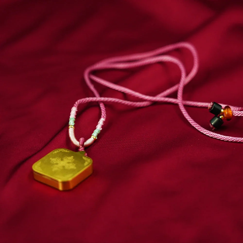 Tibetan Artistry Sacred Amulet Pendant - Traditional Tibetan Culture & Spiritual Jewelry