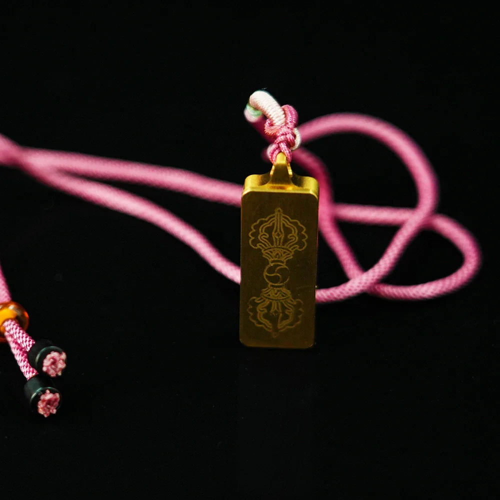 Tibetan Artistry Sacred Amulet Pendant - Traditional Tibetan Culture & Spiritual Jewelry