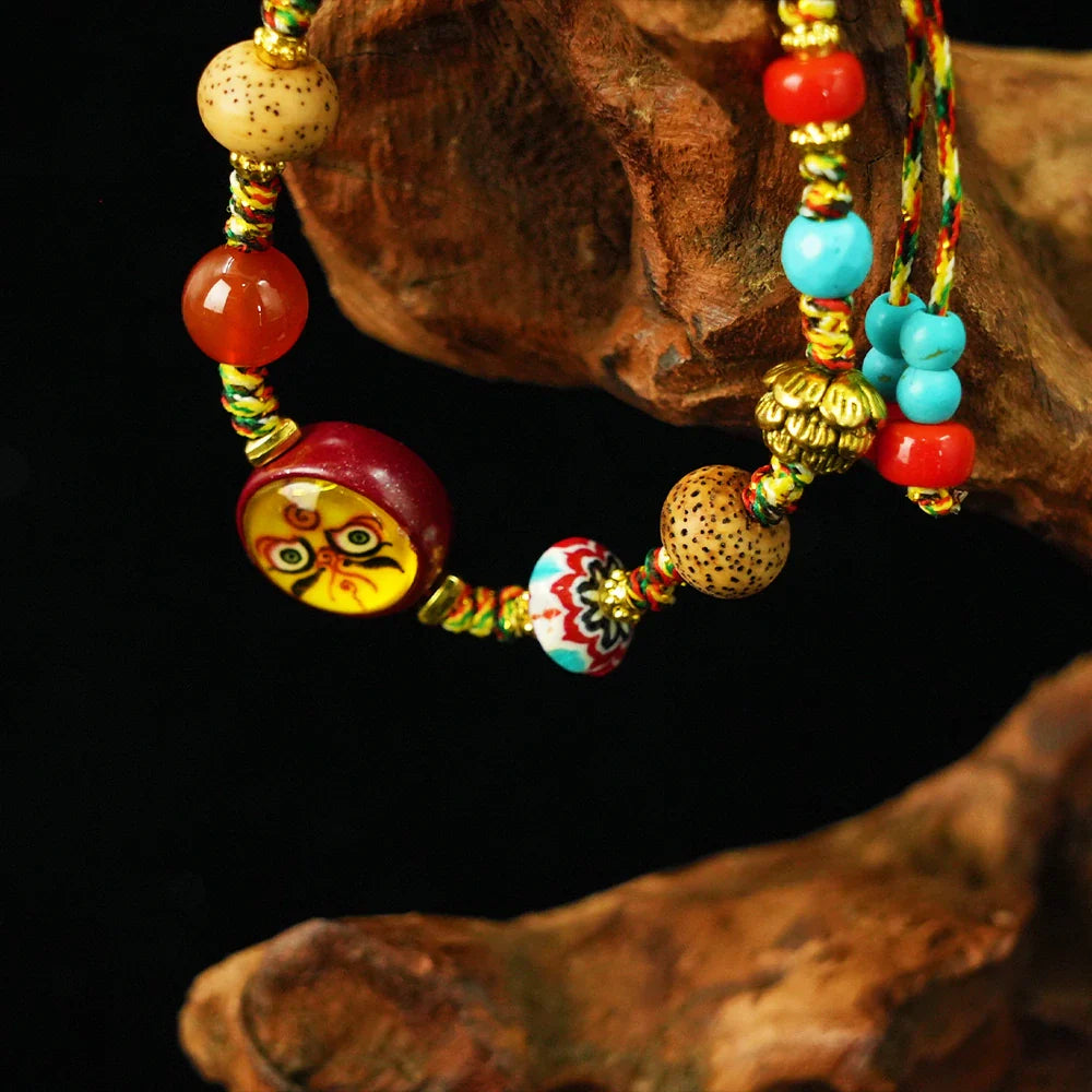 Tibetan Artistry Sacred Amulet Pendant - Traditional Tibetan Culture & Spiritual Jewelry