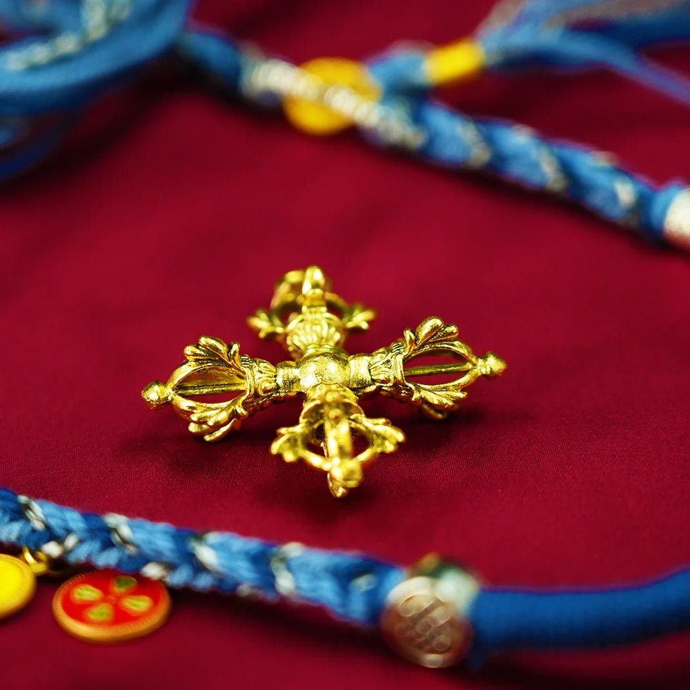 Tibetan Artistry Sacred Amulet Pendant - Traditional Tibetan Culture & Spiritual Jewelry