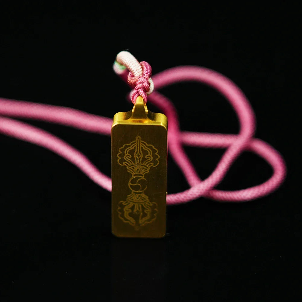 Tibetan Artistry Sacred Amulet Pendant - Traditional Tibetan Culture & Spiritual Jewelry