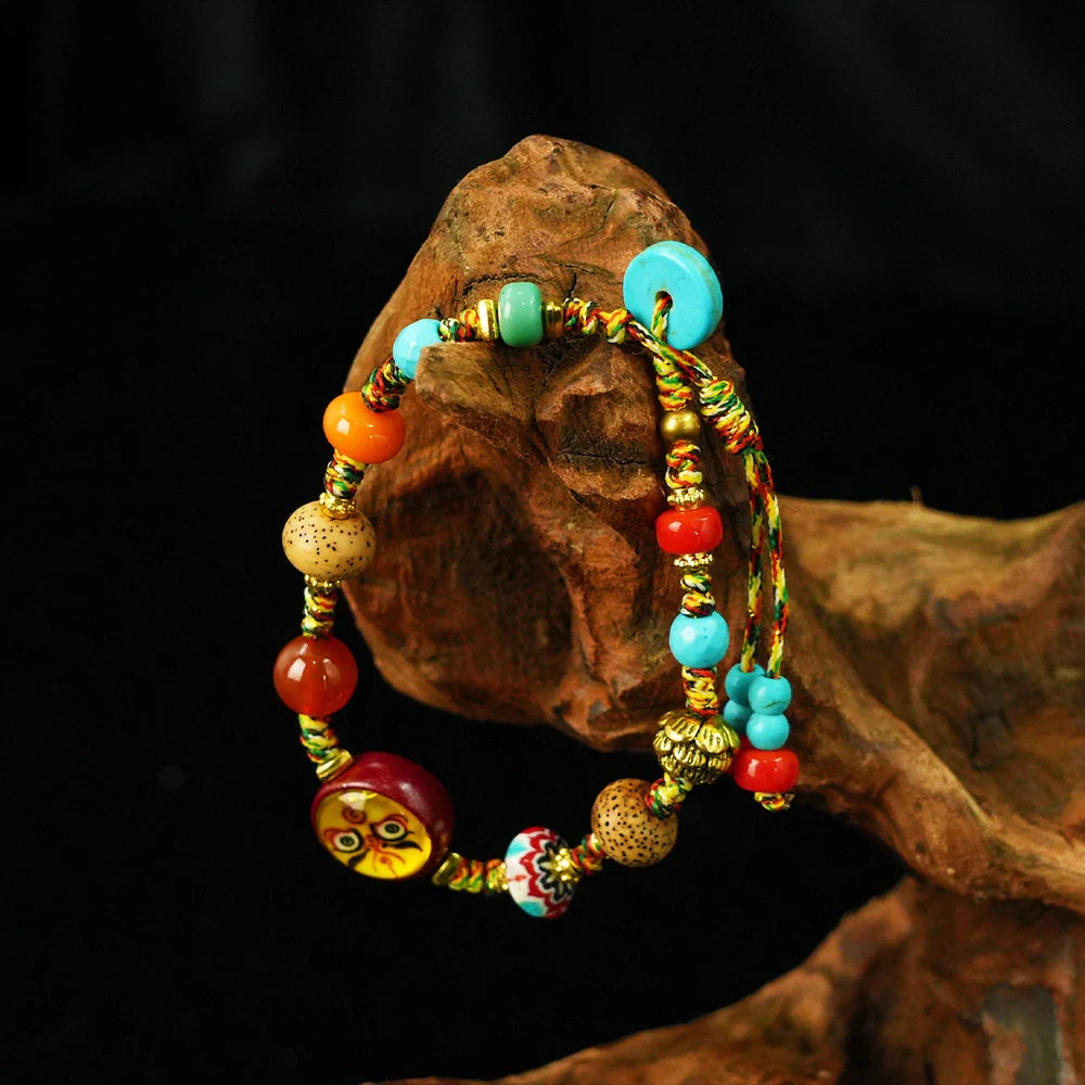 Tibetan Artistry Sacred Amulet Pendant - Traditional Tibetan Culture & Spiritual Jewelry