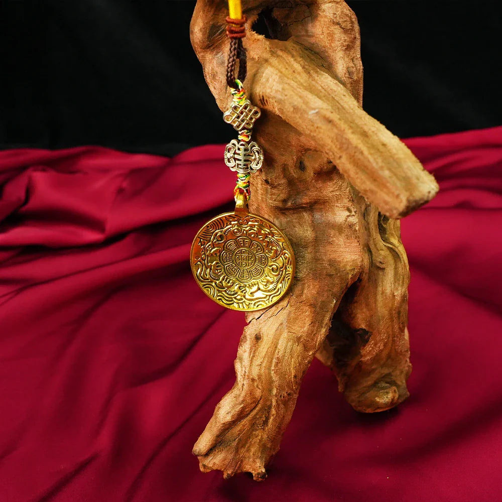 Tibetan Artistry Sacred Amulet Pendant - Traditional Tibetan Culture & Spiritual Jewelry