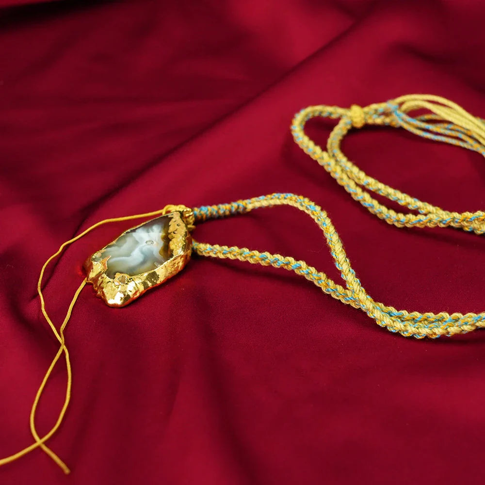 Tibetan Artistry Sacred Amulet Pendant - Traditional Tibetan Culture & Spiritual Jewelry