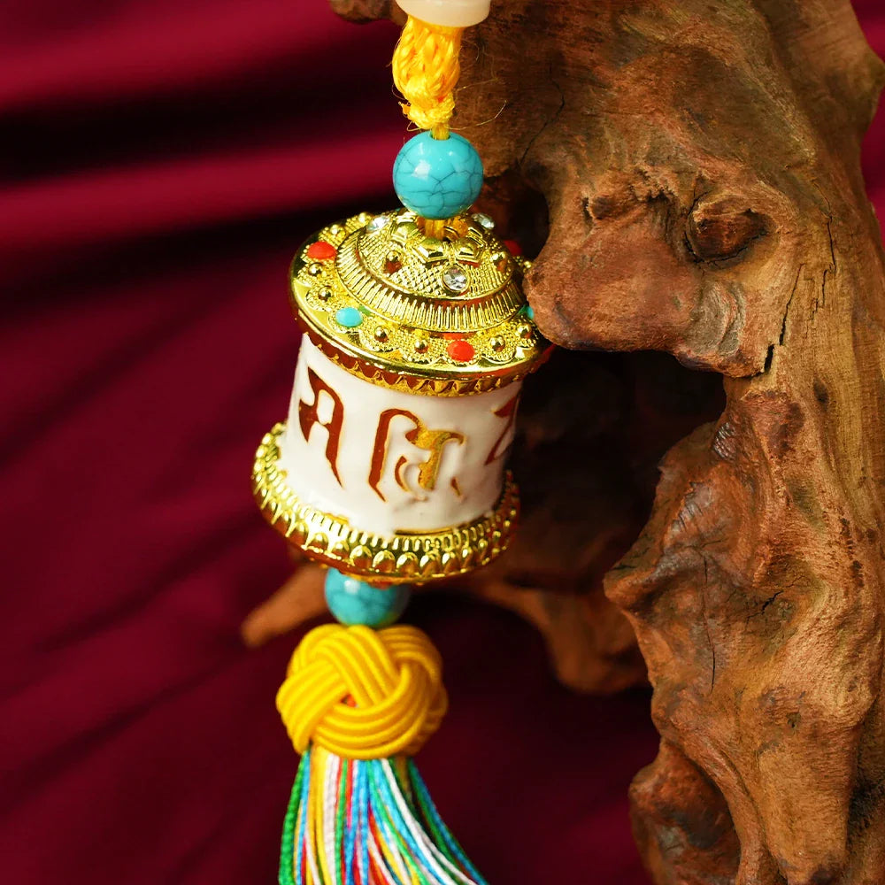 Tibetan Artistry Sacred Amulet Pendant - Traditional Tibetan Culture & Spiritual Jewelry