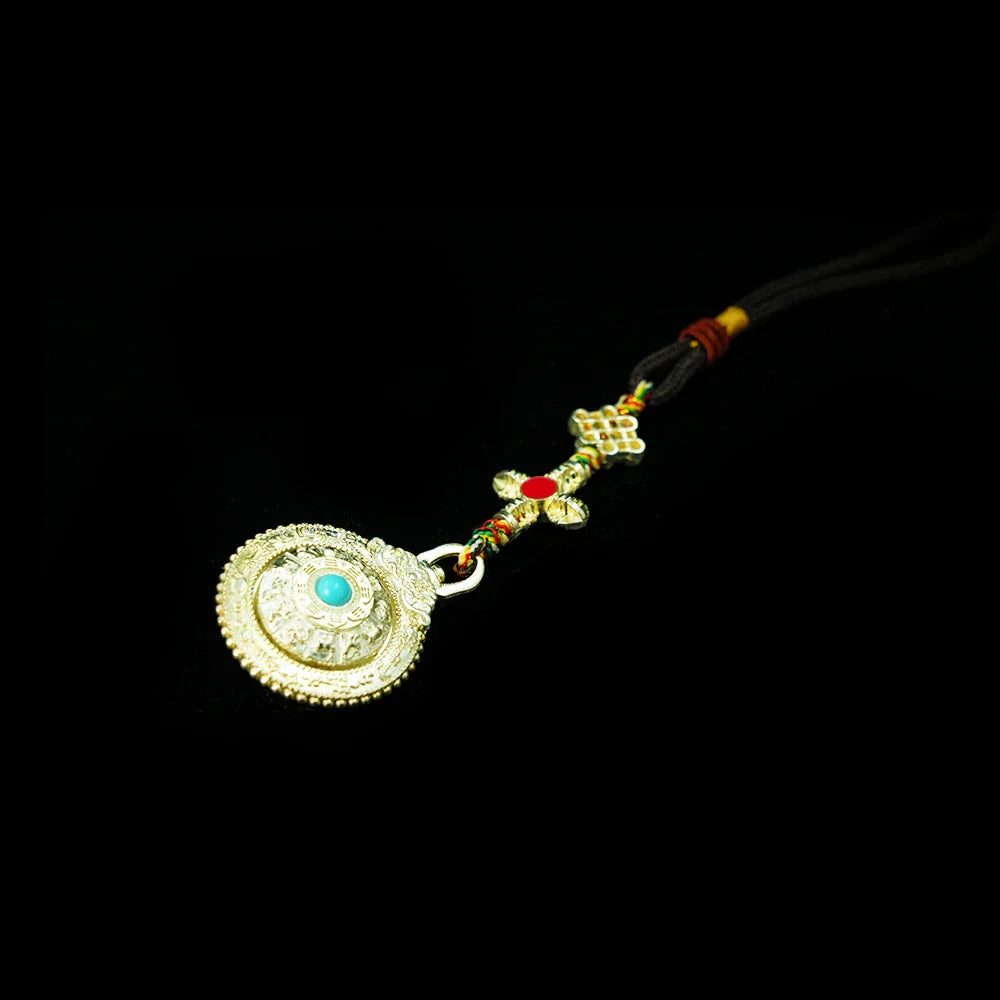 Tibetan Artistry Sacred Amulet Pendant - Traditional Tibetan Culture & Spiritual Jewelry