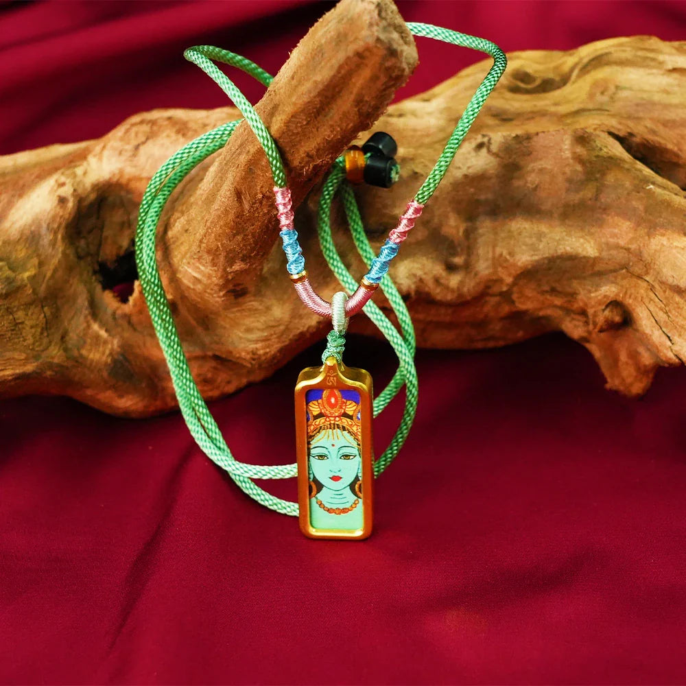 Tibetan Artistry Sacred Amulet Pendant - Traditional Tibetan Culture & Spiritual Jewelry