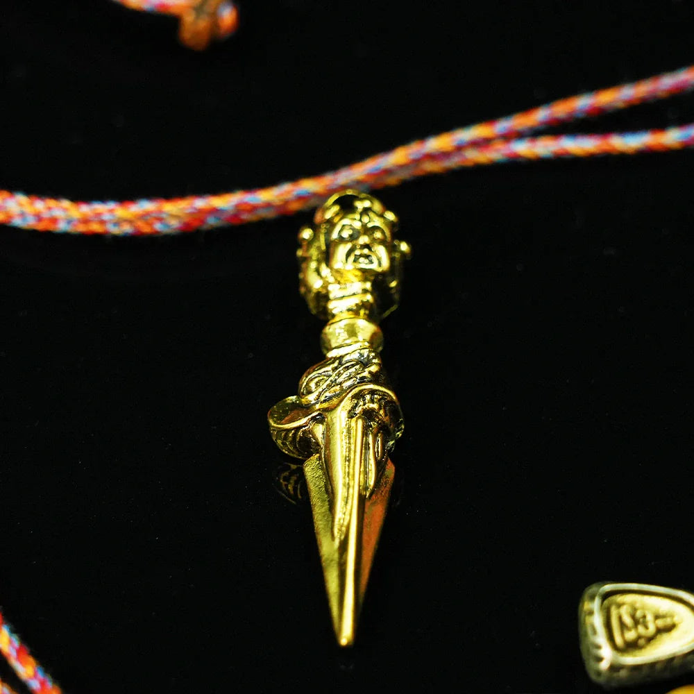 Tibetan Artistry Sacred Amulet Pendant - Traditional Tibetan Culture & Spiritual Jewelry