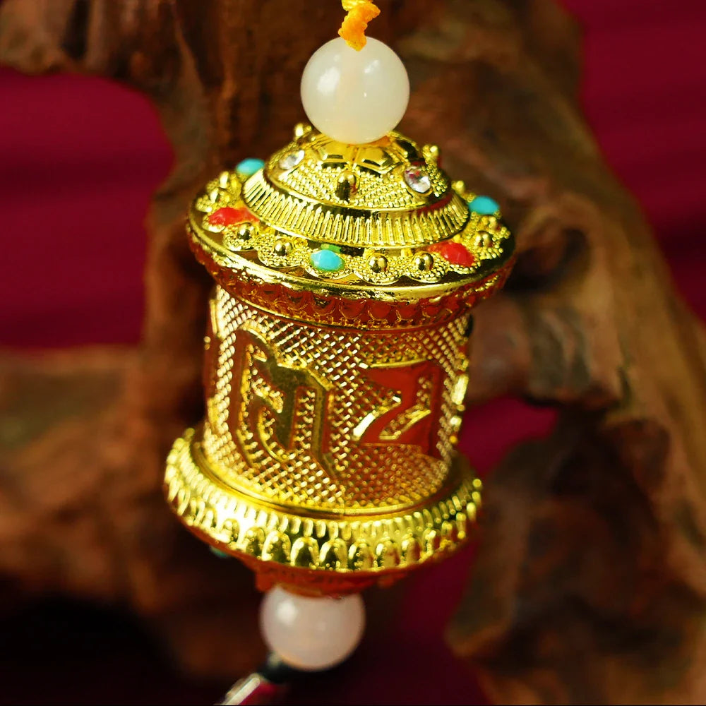 Tibetan Artistry Sacred Amulet Pendant - Traditional Tibetan Culture & Spiritual Jewelry