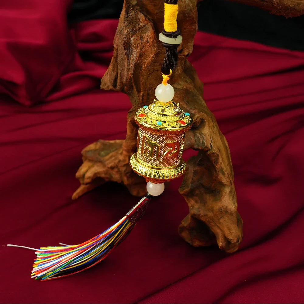 Tibetan Artistry Sacred Amulet Pendant - Traditional Tibetan Culture & Spiritual Jewelry