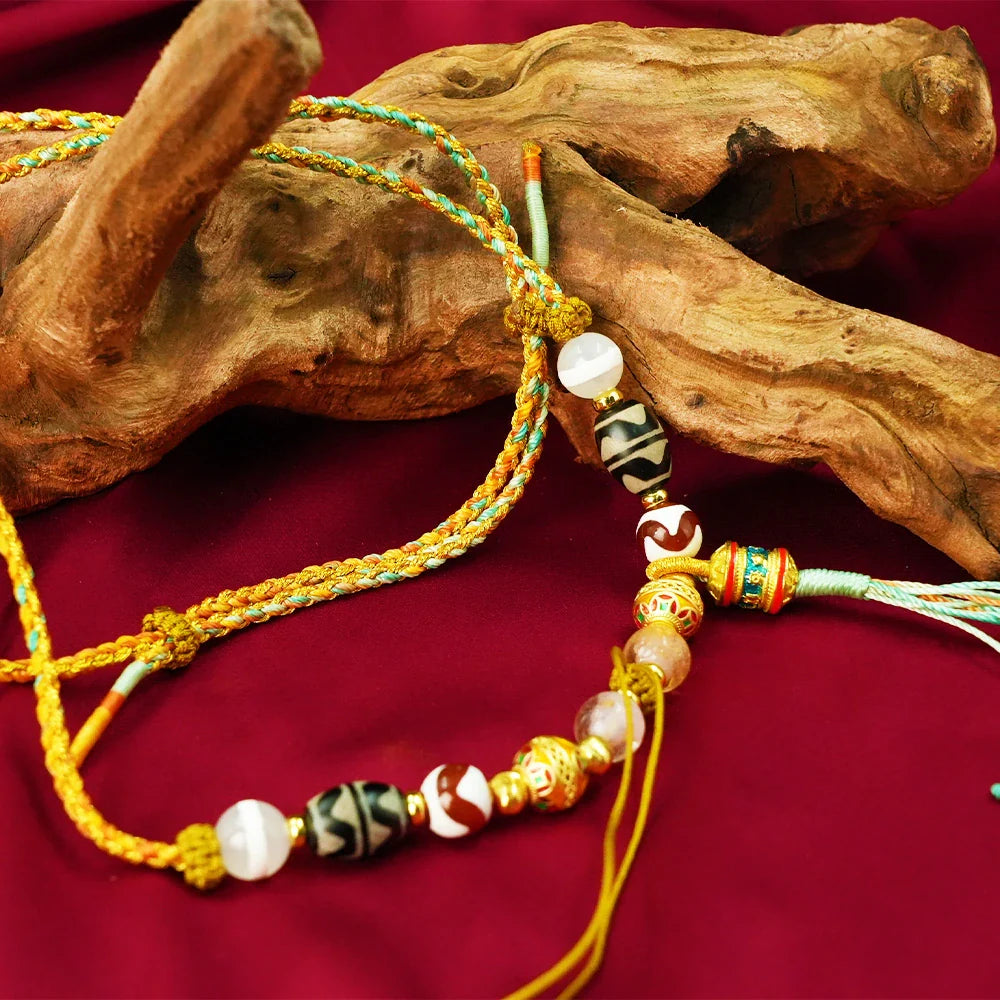 Tibetan Artistry Sacred Amulet Pendant - Traditional Tibetan Culture & Spiritual Jewelry