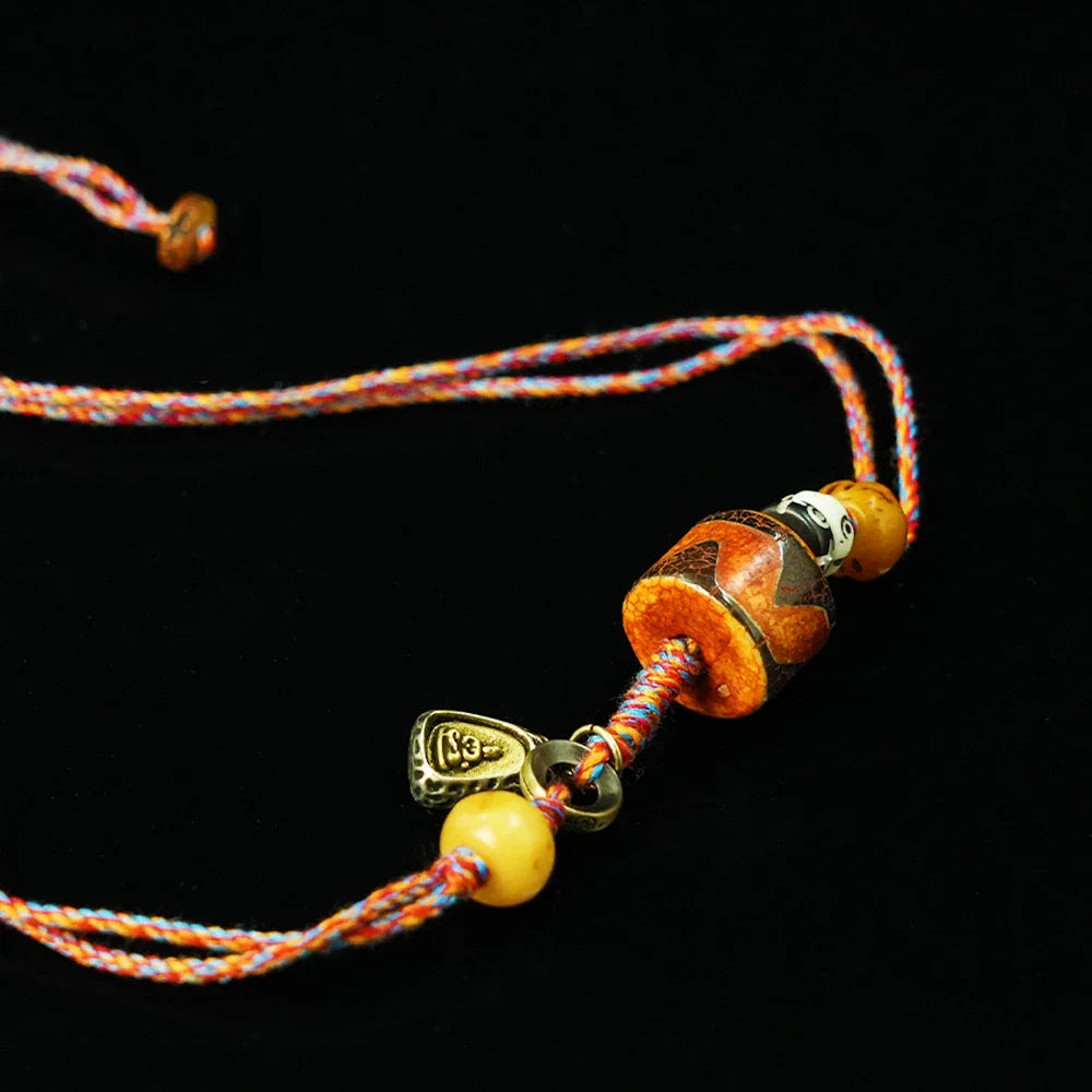 Tibetan Artistry Sacred Amulet Pendant - Traditional Tibetan Culture & Spiritual Jewelry