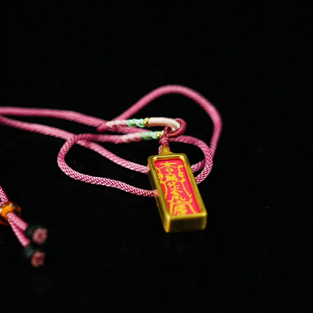 Tibetan Artistry Sacred Amulet Pendant - Traditional Tibetan Culture & Spiritual Jewelry